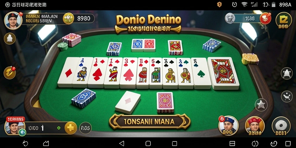 Gameplay sederhana dan interaktif dalam permainan Domino 898A.