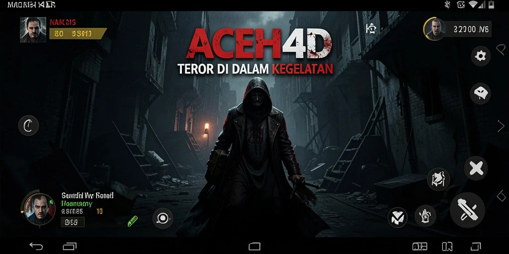 Tampilan menegangkan dari gameplay ACEH4D yang membuat ketakutan semakin nyata.