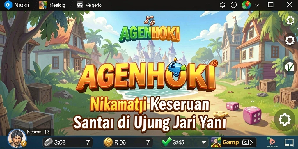 Gameplay seru AGENHOKI yang mengasyikkan dan interaktif.