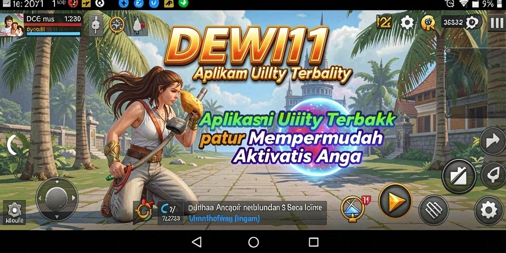 Tampilan antarmuka DEWI11 yang memudahkan penggunaan aplikasi Utility.