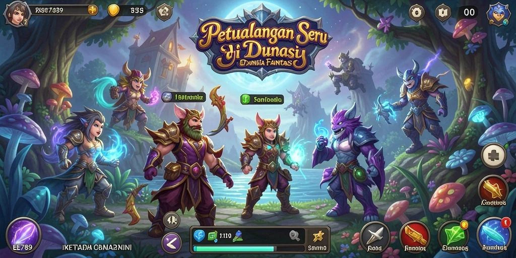Tangkapan layar gameplay EE789 yang menampilkan aksi petualangan seru.