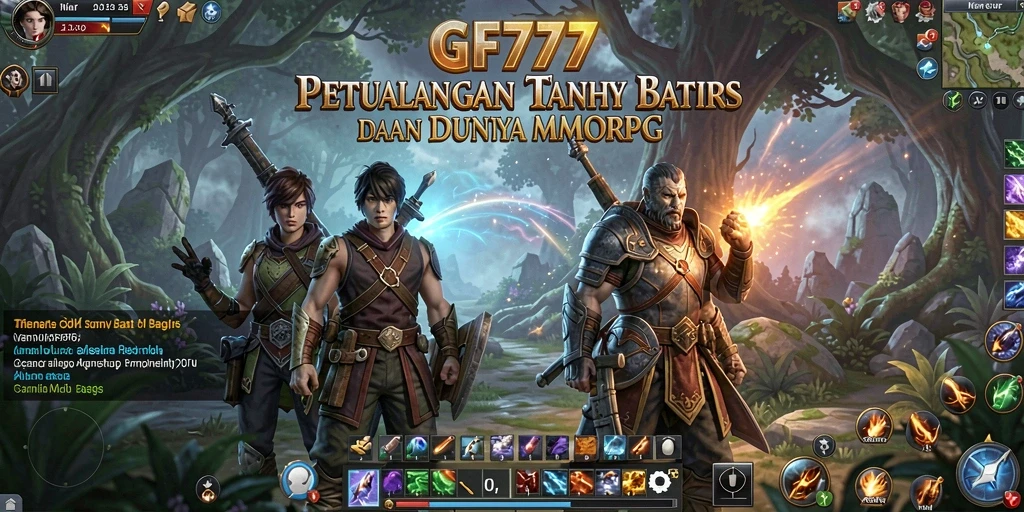 Tampilan utama gameplay GF777 yang memukau dan interaktif.