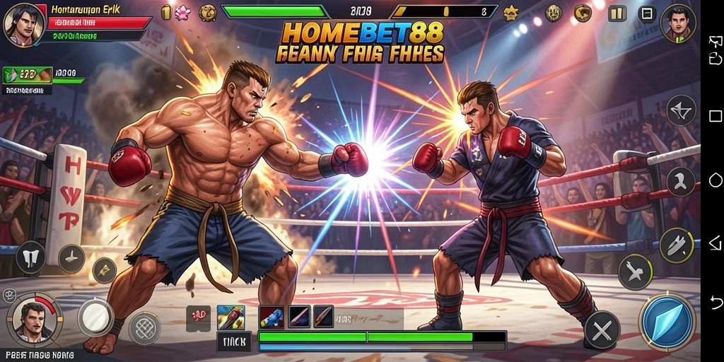 Tampilan gameplay yang mendebarkan di HOMEBET88.