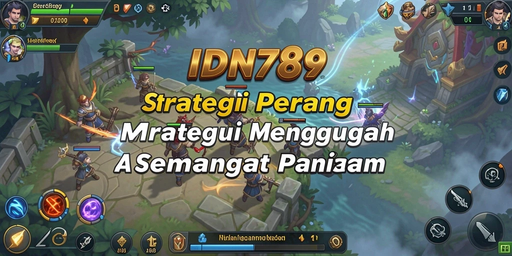 Tampilan mendebarkan dari pertempuran strategis dalam IDN789.