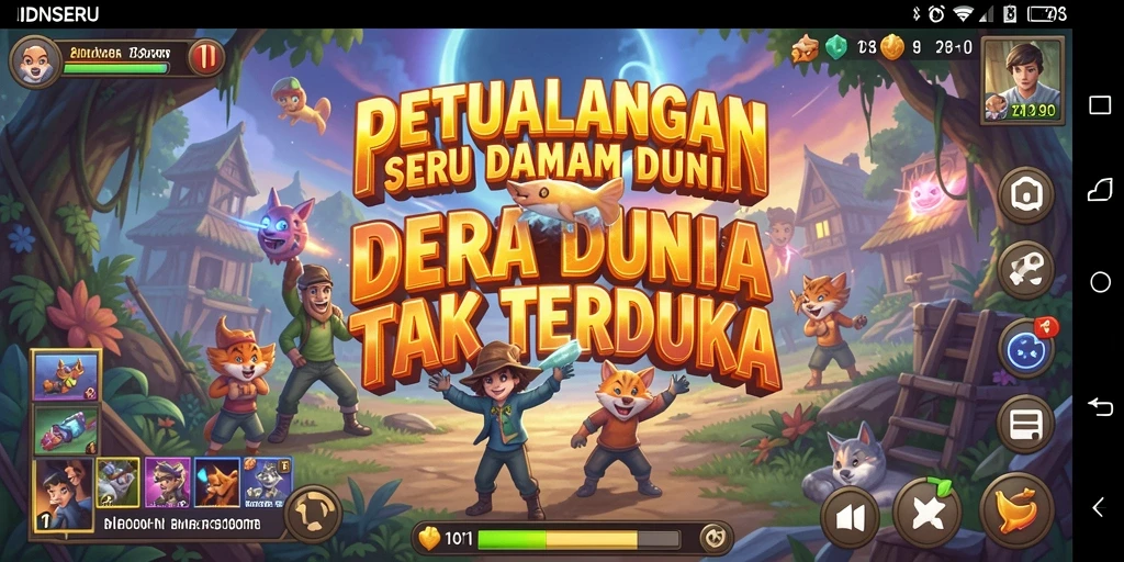 Gameplay seru IDNSERU dengan aksi petualangan yang mendebarkan.