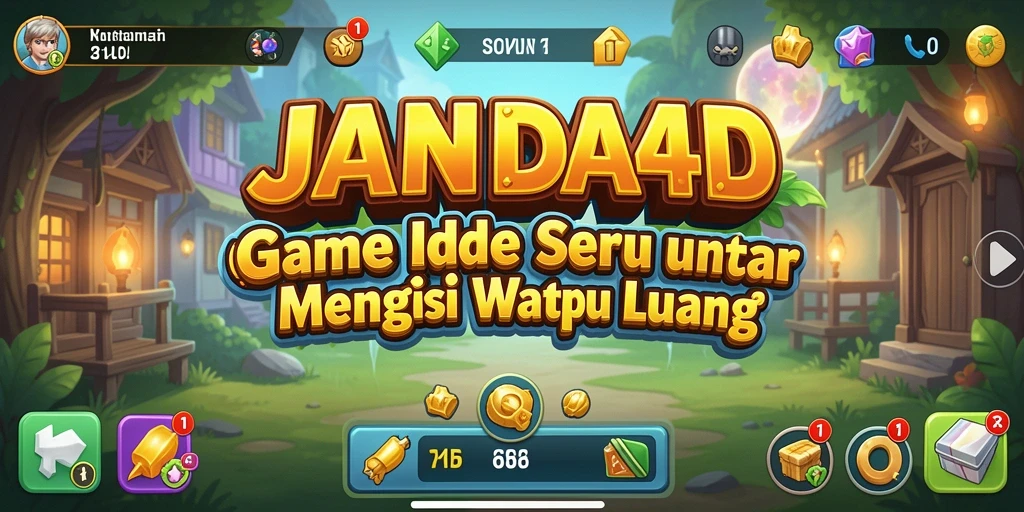 Tangkapan layar gameplay JANDA4D menampilkan suasana permainan yang santai dan menyenangkan.