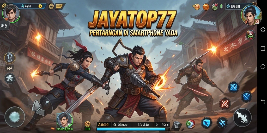 Screenshot utama dari <strong>JAYATOP77</strong> menampilkan aksi pertarungan seru.