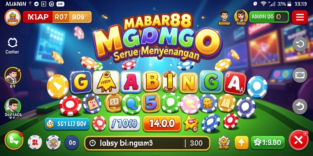 Tampilan seru gameplay Bingo di MABAR88.