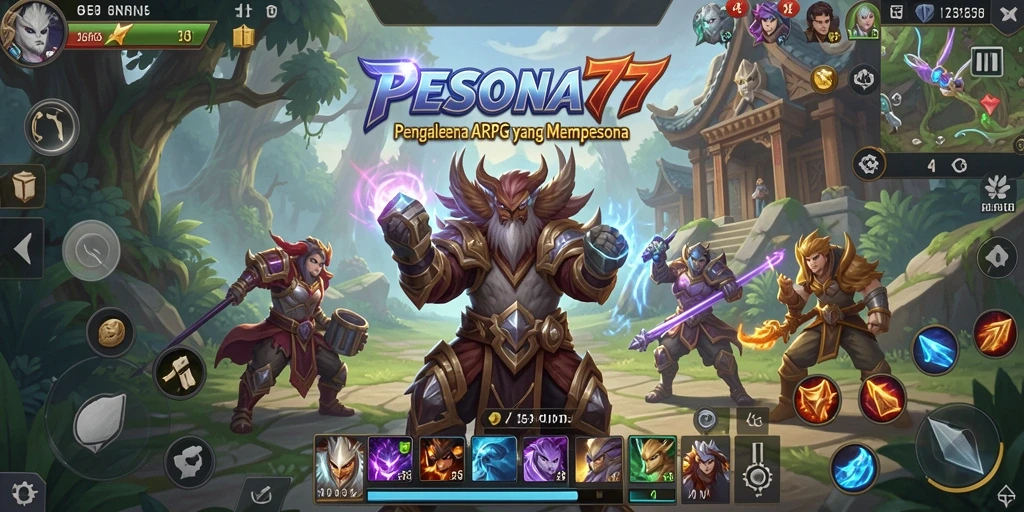 Tampilan gameplay PESONA77 yang seru dan mendebarkan dalam dunia ARPG.