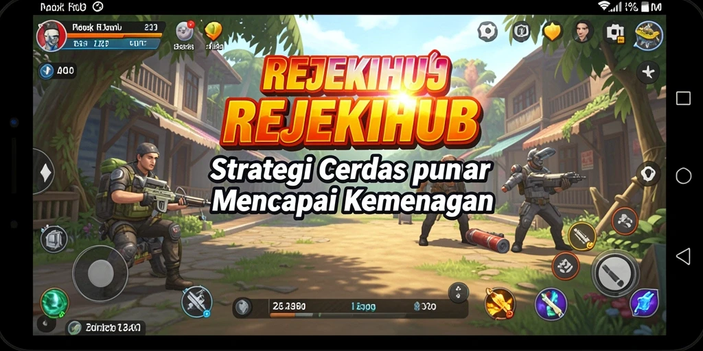 Tangkapan layar utama REJEKIHUB menampilkan momen strategis dalam gameplay.
