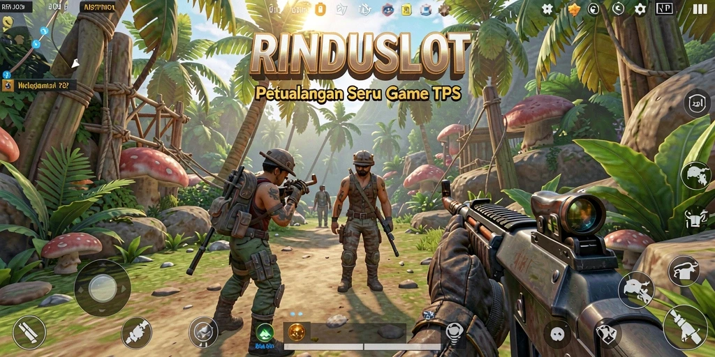 Gameplay seru RINDUSLOT dengan berbagai aksi menegangkan.