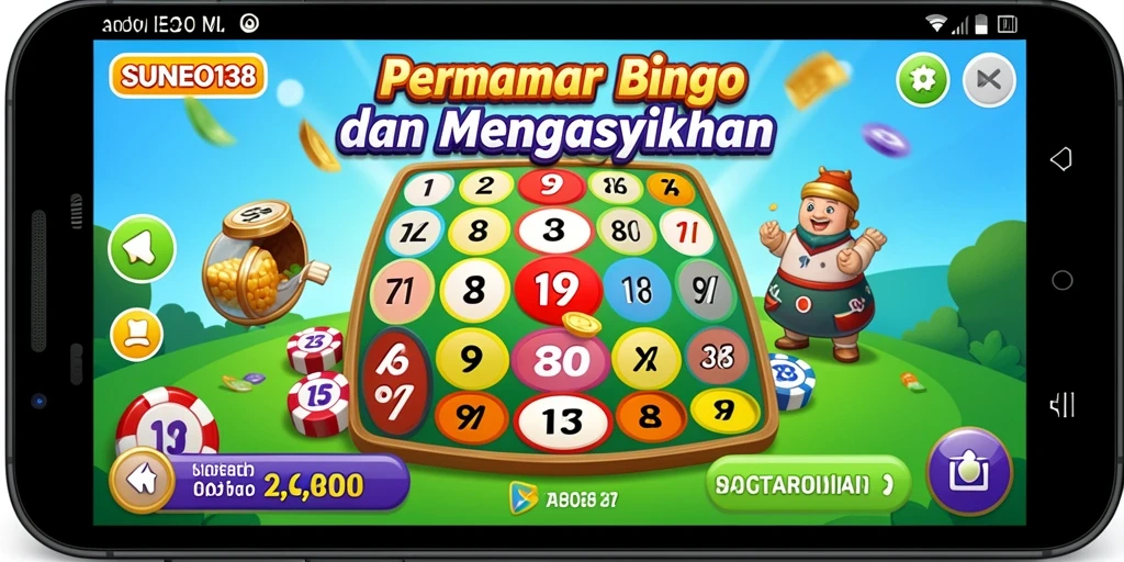 Screenshot SUNEO138 menampilkan gameplay Bingo yang seru dan interaktif.
